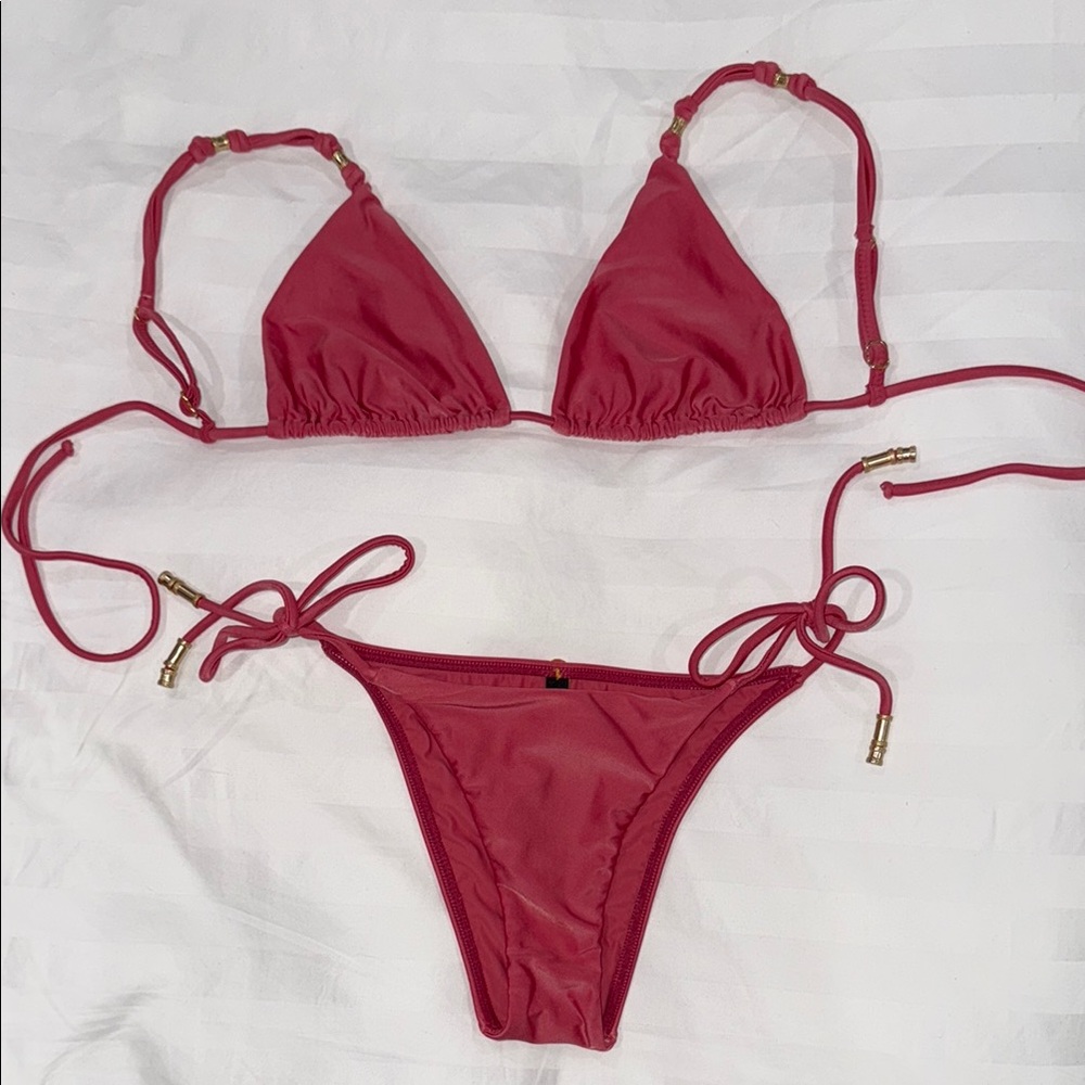 Vix by Paula Hermany - bikini set, Brazilian cut bottom - size S bottom, M top